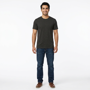 Blank Tri Blend <b>Tshirt</b> 50% <b>Polyester</b> 25% Cotton 25% Rayon Regular Fit Casual for Men Unisex - Product Image 1