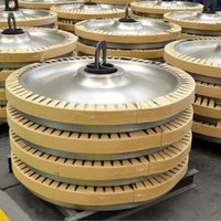 Roda Rel Baja AAR IRIS Ruding untuk Suku Cadang Lokomotif Kereta Api, Dimensi Sesuai Pesanan, Harga Terbaik dari Anhui, Cina