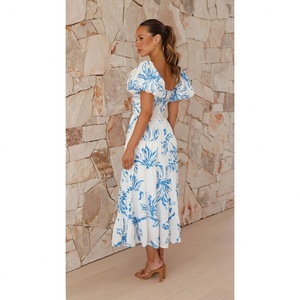 Vestido de Otoño Nuevo Blanco con Escote Asimétrico, Ecológico, de Encaje, sin Mangas, Estilo Dulce - Product Image 3