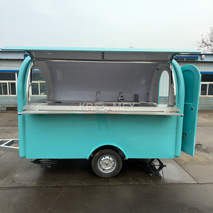 Camion de restauration mobile d'extérieur, remorque de vente de snacks et de glaces, chariot de vente de restauration rapide, camions de restauration entièrement équipés - Product Image 6