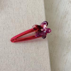 กิ๊บติดผมรูปดอกไม้สีสันสดใส ทำจากอะซิเตท น่ารัก เหมาะสำหรับวันหยุดพักผ่อน สำหรับผู้หญิง/เด็กผู้หญิง - Product Image 5