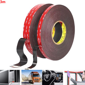 Nastro <span class=keywords><strong>Biadesivo</strong></span> Originale <span class=keywords><strong>3M</strong></span> VHB 5952, <span class=keywords><strong>Rotolo</strong></span> 1in X 36yd, Nastro VHB <span class=keywords><strong>3M</strong></span> 5952 Nero, Spessore 1,1mm per Montaggio ad Alta Resistenza - Product Image 1