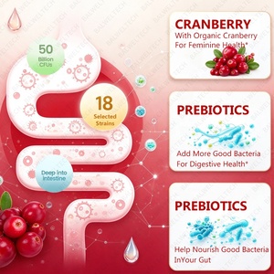 Gummies OEM/ODM à marque privée pour l'équilibre du pH féminin, pour une odeur saine, l'équilibre des levures et de la flore - Probiotiques vaginaux pour femmes - Product Image 4