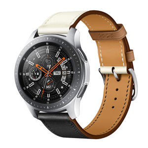 Bracelet en cuir 20mm 22mm pour Samsung Galaxy Active 2/<span class=keywords><strong>3</strong></span>/46mm/<span class=keywords><strong>42mm</strong></span>/S3/pour <span class=keywords><strong>Huawei</strong></span> <span class=keywords><strong>GT</strong></span>-2-Pro Bracelet montre 4 44mm 40mm - Product Image 3