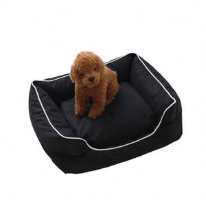Cama para Perros Móvil para Interiores, con Logotipo Personalizado, Lavable, Desmontable, Cojín Cuadrado Suave para Dormir - Product Image 2