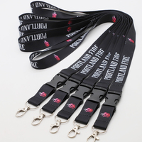 Lanières personnalisées en polyester pour les pompiers, sangle de cou détachable, boucle de sécurité détachable, porte-badge pour pompier