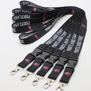 สายคล้อง<span class=keywords><strong>ค</strong></span>อโพลีเอสเตอร์แบบกำหนดเองสำหรับหน่วยดับเพลิง สายคล้อง<span class=keywords><strong>ค</strong></span>อแบบถอดได้พร้อมตัวล็อคแบบปลดเร็วเพื่อความปลอดภัย สายคล้องบัตร<span class=keywords><strong>ป</strong></span>ระจำตัวนักดับเพลิง - Product Image 1