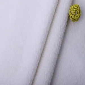 环保批发柔软微绒织物摇粒绒材料170gsm布用于可重复使用的布尿布衬里