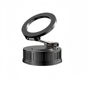 New Vacuum Suction Strong Magnetic Ring Car Phone Holder 360 Rotation Dashboard Windshield Navigation Mount - Product Image 1