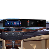 Radio Mobil Android 14 Layar Ganda 21 inci, GPS Stereo, Wireless CarPlay, Multimedia Player untuk BMW Seri 5 E60 2005-2010