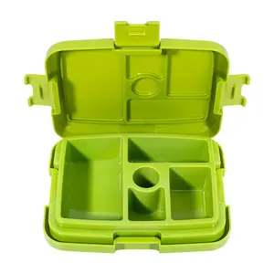 Vesub sıcak satış özel anaokulu çocuk piknik kutusu yemek kabı gıda sınıfı silikon bölmeli yemek kutusu yemek kabı iş için