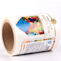 Étiquettes personnalisées en rouleau pour emballages de bidons de peinture, autocollantes, imperméables, en vinyle, impression brillante, autocollants pour bouteilles