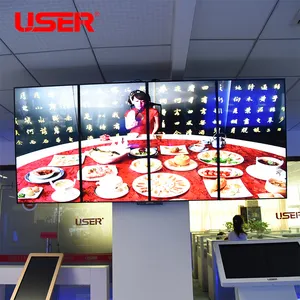 Solution personnalisée originale LCD mur vidéo 46 ''49'' 55 ''65'' lunette étroite 3.5mm épissure intérieure écran LCD pour Center de contrôle