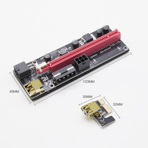009S PCIE <span class=keywords><strong>Riser</strong></span> 1X Đến 16X Đồ Họa Mở Rộng Cho GPU Powered <span class=keywords><strong>Riser</strong></span> Adapter <span class=keywords><strong>Card</strong></span> 60Cm USB 3.0 Cáp - Product Image 2