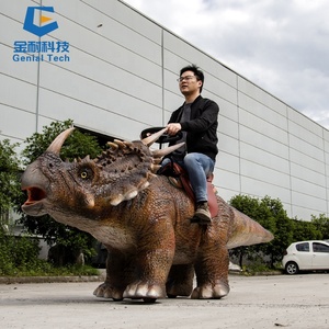 Productos Para <span class=keywords><strong>Parque</strong></span> De <span class=keywords><strong>Animales</strong></span> Al Aire Libre Coche De Dinosaurio Animatrónico Andante Para Montar En Venta - Product Image 5