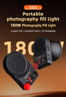 Lanterne LED GZHM 180W CRI 95+ blanc chaud/froid, monture Bowens, lumière continue télécommandée pour studio, vidéo et diffusion en direct