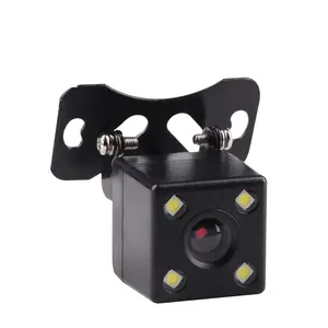 Hesida 4 Lights 140 Degree Wide Angle Auto Parking Cameras For Connecting Dash Cam Back Up Rear View Camera Car Reverse Camera