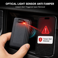 SOHANIoT Traceur GPS intelligent magnétique 4G LTE Cat1 pour flotte, voiture, moto et actifs, avec longue autonomie et batterie 4200 mAh