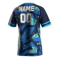 Oem Sublimation Sports Training Team Crewneck Tees Homme Jersey Italie Rugby Shirt Chief