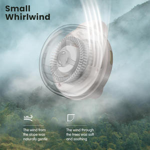 Mini <span class=keywords><strong>ventilateur</strong></span> USB portable - <span class=keywords><strong>Ventilateur</strong></span> sans pales Cyclone à clipser - Refroidisseur d'air portable pour extérieur - <span class=keywords><strong>Ventilateur</strong></span> de voyage silencieux à porter autour du cou - Product Image 5