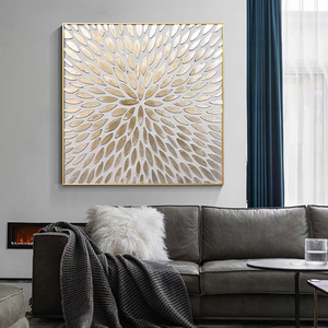 批发现代简约客厅装饰画轻奢壁画方形墙壁艺术水晶瓷画 - Product Image 1