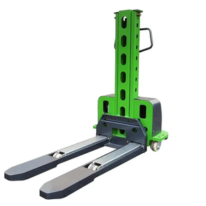 卸売ポータブルフルエレクトリックセルフリフターパレットスタッカー1000kgセルフリフトローディングスタッカー - Product Image 1