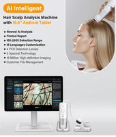 Analyseur de cuir chevelu professionnel, analyse du cuir chevelu, détection des cheveux, microscope numérique, scanner des follicules pileux pour salon