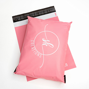 Bolsas de Correo de Polietileno Biodegradables con Logotipo Personalizado Impreso, Ecológicas, al por Mayor, Bolsas de Embalaje Rosas para Envío - Product Image 2