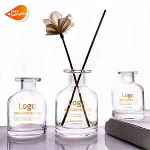 Phổ biến 50ml 100ml 140ml 250ml 500ml rõ ràng màu đen đầy màu sắc vòng hương thơm sậy khuếch tán chai thủy tinh với nút chai Stopper - Product Image 1