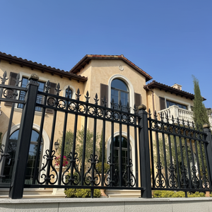 Valla <span class=keywords><strong>de</strong></span> Acero Galvanizado <span class=keywords><strong>de</strong></span> Diseño Moderno para Uso Residencial y Exterior, Venta Directa <span class=keywords><strong>de</strong></span> Fábrica, Materiales <span class=keywords><strong>de</strong></span> Construcción Metálicos para Patios y Villas - Product Image 3