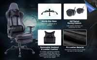 Noir fonctionnel personnalisé coloré E-sports Chaise De Gamer Pro chaise de jeu Message bureau ordinateur Sillas Gamer avec repose-pieds