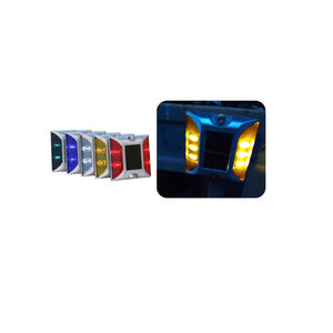 Солнечный светодиодный дорожный светоотражатель из стали для безопасности на шоссе и придорожных участках - Product Image 4