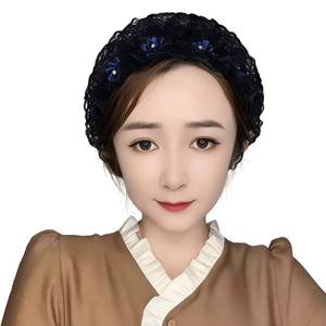 Latest design solid color breathable eco-friendly suitable for Malaysian women, scarf, hat, Muslim inner cap, lace headscarf - Product Image 1