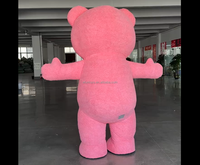 Costume de mascotte d'ours en peluche géant portable pour la marche gonflable Efun, ours en peluche de taille humaine, cadeau de Saint-Valentin