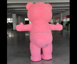 Efunインフレータブルウォーキングウェアラブル巨大テディベアマスコットコスチューム人間サイズテディベアバレンタインギフト - Product Image 6