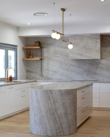 Brésil pierre de luxe dalles de pierre de granit blanc naturel Taj Mahal quartzite
