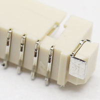 Connecteur de batterie à sertir pour boîtier vertical, pas 1,25 mm, hauteur 4,7 mm, bornes encastrées, simple rangée, droit, connecteur SMT pour carte PCB