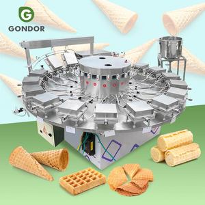Machine à fabriquer des gaufrettes et rouleaux d'œufs pour la Sainte Communion, modèle Gas China Sale, Maquina Para Hacer Barquillo De Cono - Product Image 1