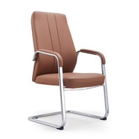 Chaise de bureau de direction ergonomique moderne en cuir pour la maison et l'usage commercial