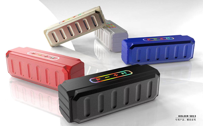 Hot Selling  S813 Speaker Brilliant Quality Stereo Sound  Multifunctional HiFi Portable Wireless Speaker