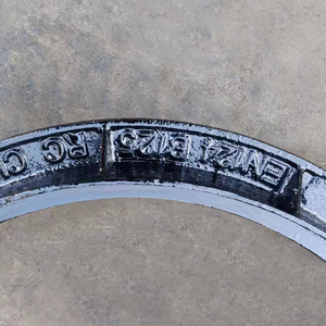 En124 B125 dễ uốn gang GGG500-7 chống trộm nước thải manhole bìa khung tròn bitum sơn hệ thống khóa cũng Bìa - Product Image 6