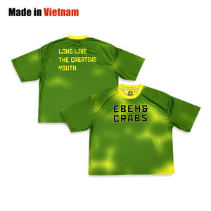 Camiseta de fútbol personalizada sublimación diseño de color transpirable calle Retro camiseta de fútbol de gran tamaño - Product Image 1