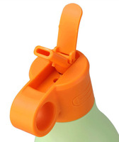 Bouteille d'eau isotherme portable en acier inoxydable 304 de grande capacité pour adultes, 550 ml, colorée, pour l'été, la gym et le sport, avec paille