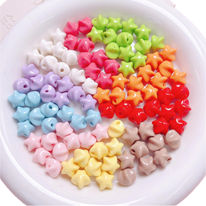 Accesorios para Teléfonos Móviles Hechos a Mano para Mujer, Marca <span class=keywords><strong>CIFU</strong></span>, Cuentas de Plástico Acrílico Lucite Multicolor de 13mm con Forma de Estrella, para DIY - Product Image 1