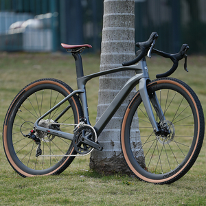 Vélo de gravier en fibre de carbone 24 vitesses, jantes 38 mm, pneus 700*40C, modèle professionnel de course Gravel V3 (édition RS-24) - Product Image 2