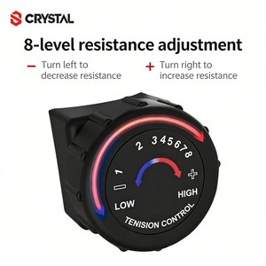 Vélo d'exercice magnétique vertical CRYSTAL SJ1508, 8 niveaux de résistance, fréquence cardiaque, support iPad, cyclisme d'intérieur à domicile, capacité 150 kg - Product Image 2