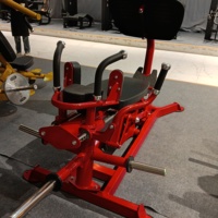 Equipo de Gimnasio para Entrenamiento de Fuerza, Prensa de Piernas Sentado con Carga de Discos, Máquina de Ejercicio para Piernas