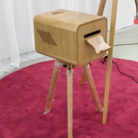 Support d'imprimante photo en bois double face haut de gamme, modèle très vendu pour les événements.