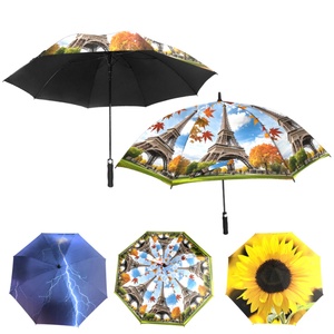 Custom Logo Pongee Golf <b>Umbrellas</b> Business Gifts Wholesale Bulk Order Large Rain Protection Promotional High Quality - Product Image 1