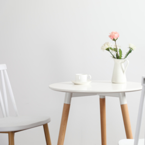 Wholesale Factory Price Cheap Furniture Modern Wood <strong>Small</strong> Round Dining <strong>Tables</strong> and Chairs Set <strong>for</strong> <strong>2</strong> - Product Image 3
